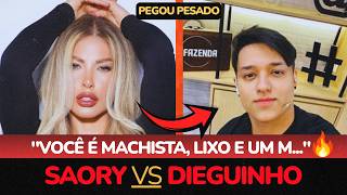 🚨 SAORY PARTE PRA CIMA DE DIEGUINHO e rebate acusações AO VIVO!