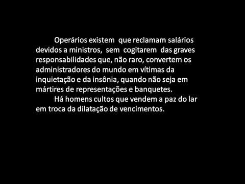 Estudando o livro PÃO NOSSO - Cap. 5 - Salario - Emmanuel e Chico Xavier