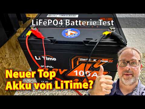 Li Time 12V 100Ah Group24 Bluetooth Lithium Batterie