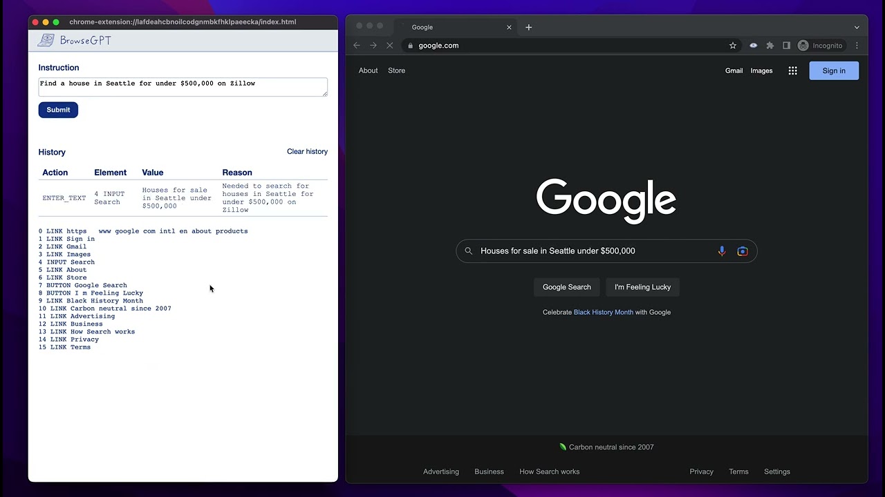 BrowseGPT Demo