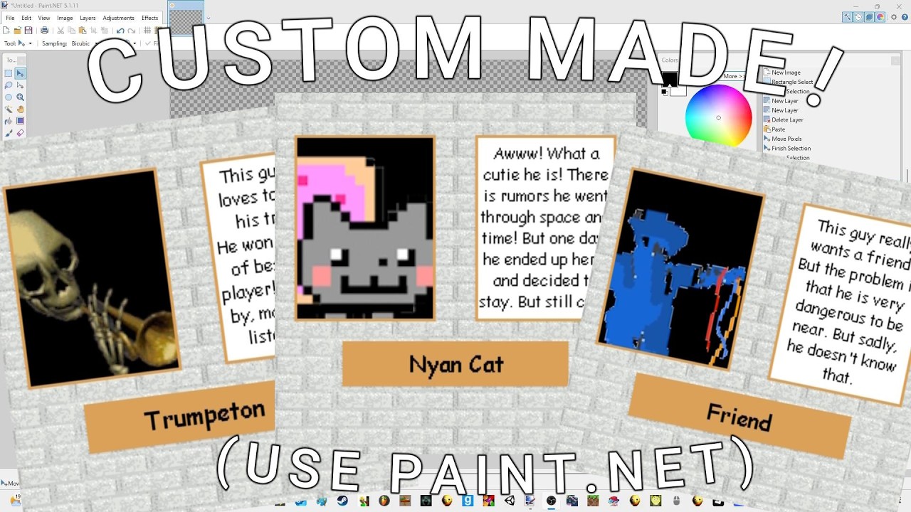 Tutorial on how to make your own Baldi's Basics custom posters!