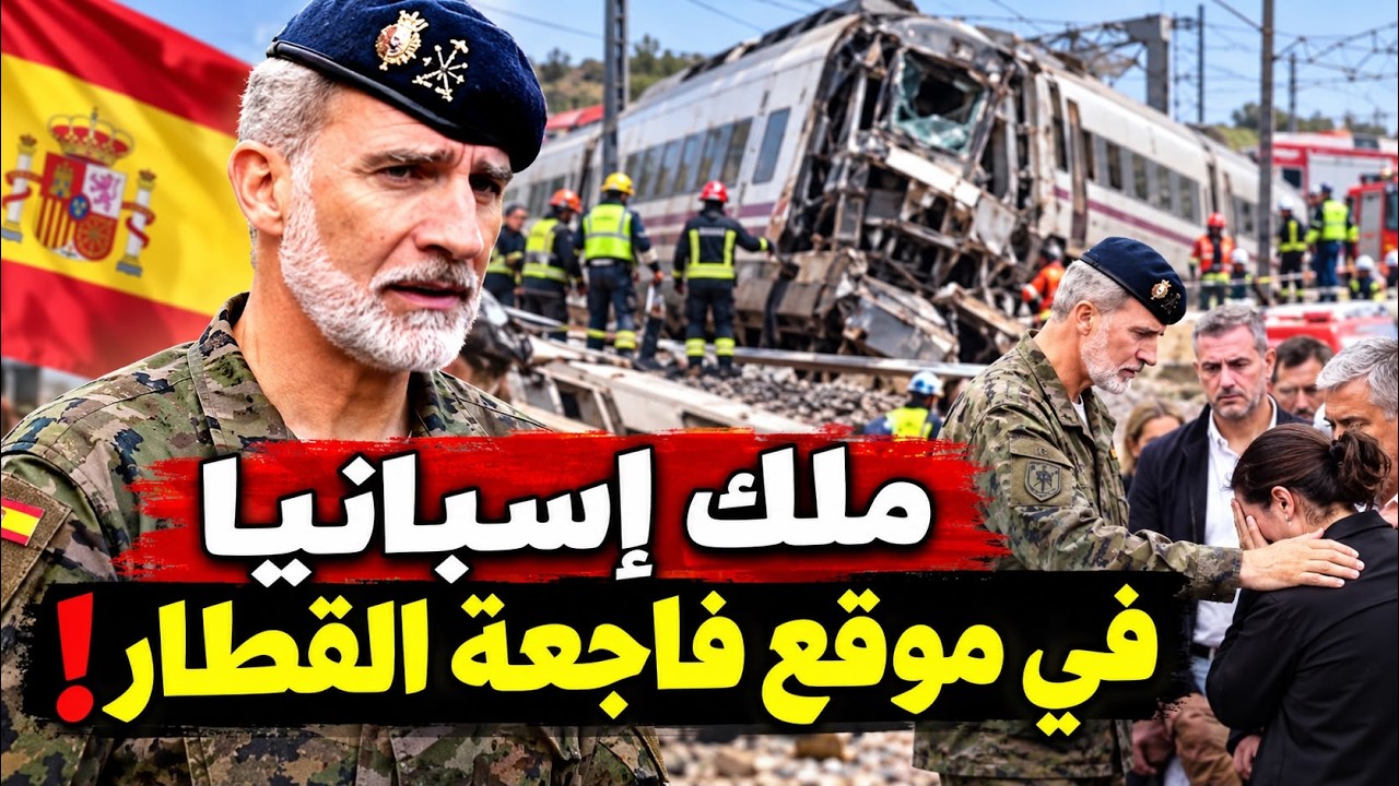 زيارة ملك إسبانيا لموقع الحادث في طليطلة تعكس أهمية الوقوف إلى جانب المتضرري