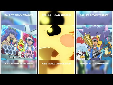 Pallet Town Trainer Wins World Champion 🏆♥️ #shorts#pokemon