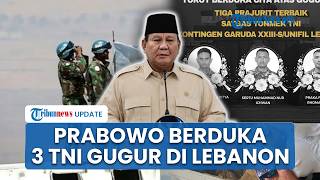Prabowo soal Gugurnya 3 Prajurit TNI di Lebanon Akibat Serangan Israel, Sampaikan Dukacita