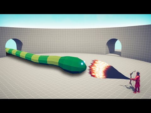 GIANT TITANOBOA vs EVERY GOD - TABS | Totally Accurate Battle Simulator 2023