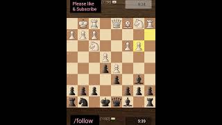 White resigned after fork (554) #chess #shortsvideo