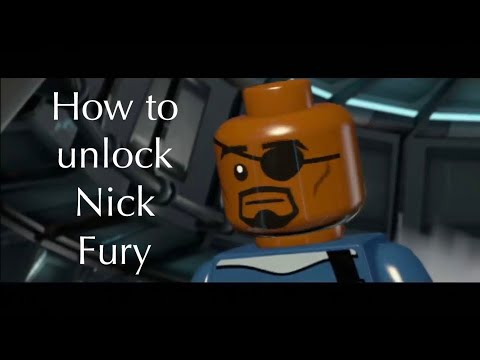 LEGO marvel superheroes 2|HOW TO UNLOCK NICK FURY