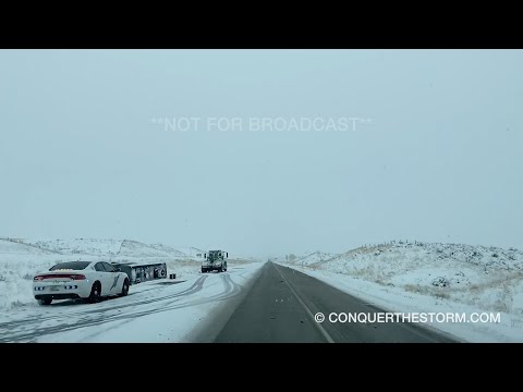 10-18-2020 Billings, MT Area - Winter Storm Impacting Travelers on I-94