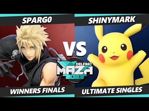 Delfino Maza 2023 Winners Finals - Spargo (Cloud) Vs. ShinyMark (Pikachu) Smash Ultimate - SSBU