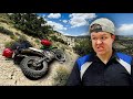 NO WAY!! Wrong Turn Takes Motorcycle To Edge Of Cliff, Crazy Recovery!