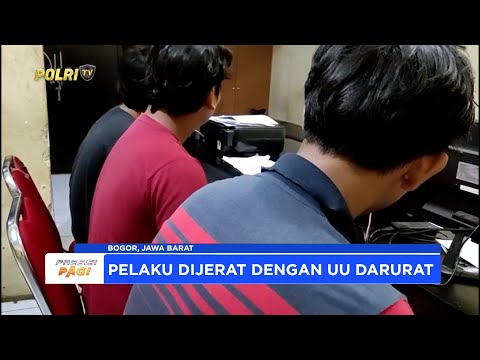 POLISI AMANKAN TIGA REMAJA PELAKU PENGEROYOKAN