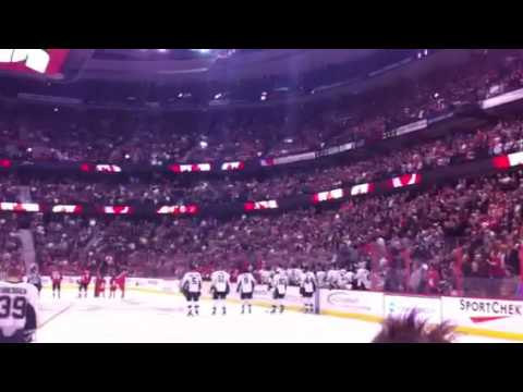 Measha Brueggergosman sings the Canadian National Anthem