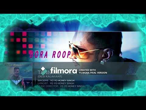 Official Song - GORA ROOP || Yo Yo Honey Singh || Zero || Sharukh Khan