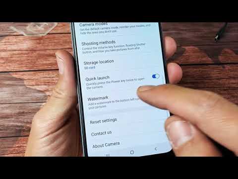 Galaxy A50/A50s : How to Turn On/Off Quick Launch (Double Press Power Button to Open Camera)