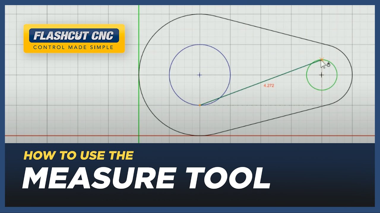 How to Measure Distance Between Shapes - FlashCut CAD/CAM/CNC Software