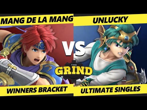 The Grind 196 - Mang de la mang (Roy) Vs. Unlucky (Hero, Snake) Smash Ultimate - SSBU