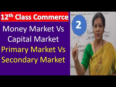 1 Introduction Of Financial Markets 12th Class Commerce Subject