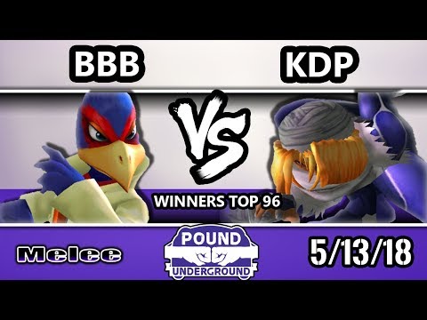 Pound Underground - KDP (Sheik) Vs. BBB (Falco) - Smash Melee Winners Top 96