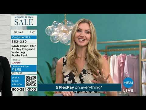 HSN | IMAN Global Chic Fashions - All On Sale 05.24.2025 - 04 PM