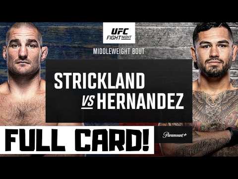 UFC Fight Night Strickland vs Hernandez Predictions & Full Card Breakdown - UFC Houston Betting Tips