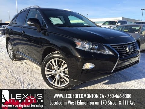 Lexus Certified Pre Owned Black 2014 RX 350 AWD Technology Package Review | Cold Lake Alberta