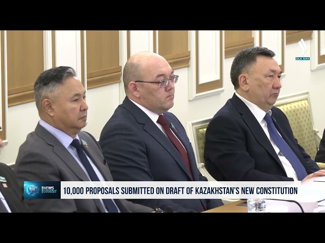 Около 10 тысяч предложений поступило по проекту новой Конституции Казахстана