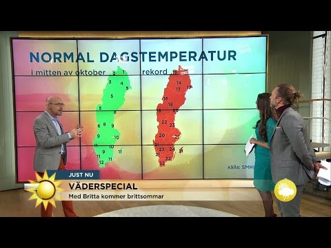 Det är det HÄR som är brittsommar! - Nyhetsmorgon (TV4)