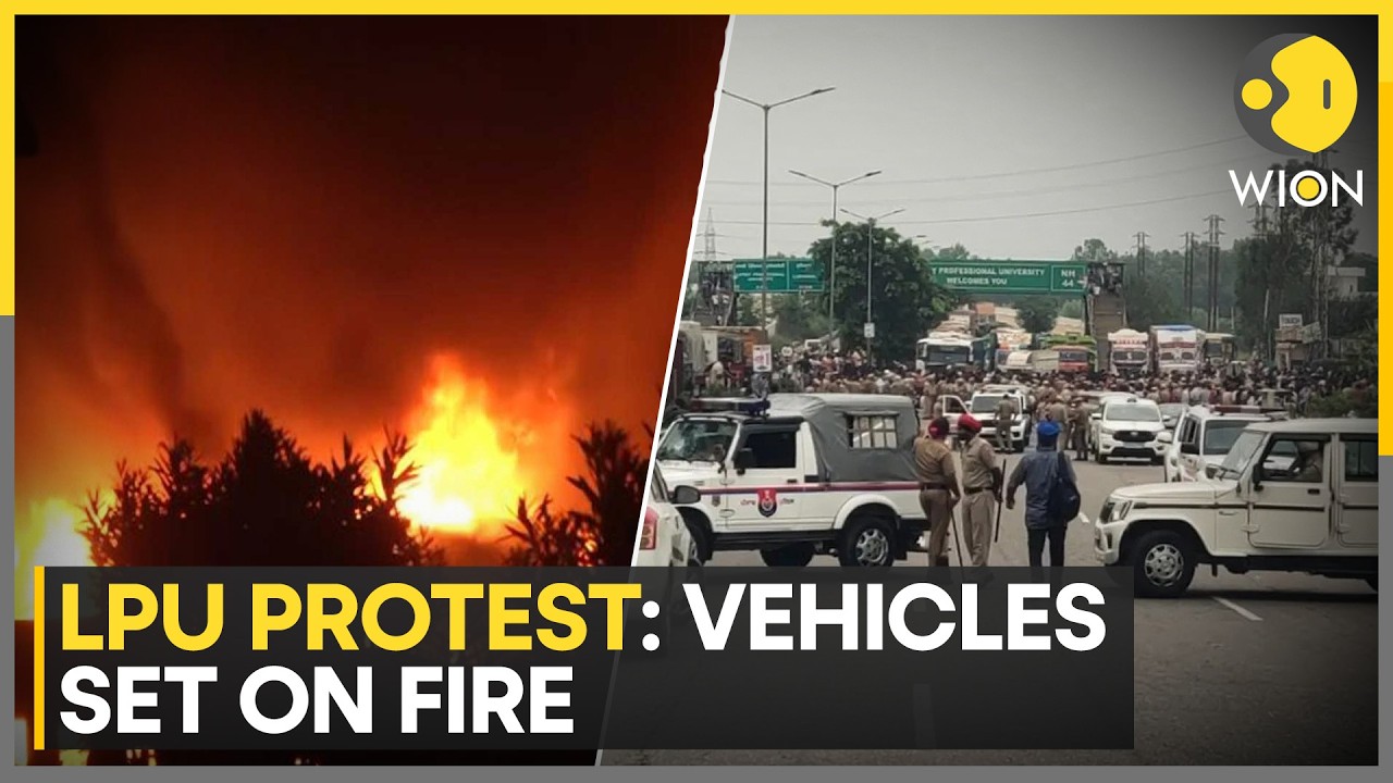 LPU Protest: Punjab Protest Turns Violent, Phagwara-Jalandhar Highway Blocked | WION