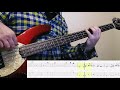 Radiohead - No Surprises  Bass Cover with TAB