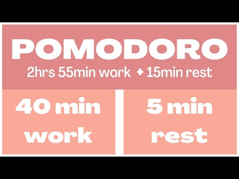 Pomodoro technique 40/5 - Pomodoro Timer