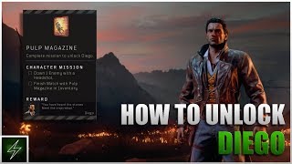 Black Ops 4 - How To Unlock Diego In Blackout - Character Unlock Tutorial