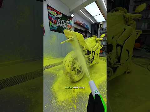 Брат, откуда ты притащил этот ужасно грязный мотоцикл? 😱🏍️!! #shorts