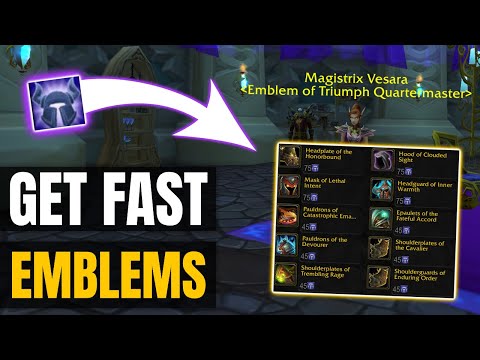Get FAST Emblem of Triumph in WOTLK Phase 3