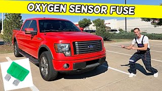 FORD F150 OXYGEN SENSOR FUSE LOCATION REPLACEMENT F 150 02 FUSE 2009 2010 2011 2012 2013 2014