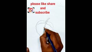peepal leaf drawing||# pipal leaf drawing easy step by step for beginners पीपल के पत्ते का चित्र