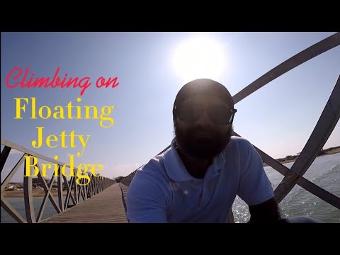 | 3 Khajji Beach |Climbing on Floating jetty bridge @imkashee  #beach #adventure #gopro #travel
