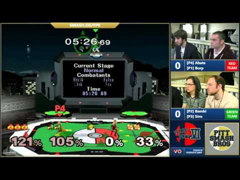 FPVI Doubles - Stro & Bambi Vs. Abate & Borp - SSBM L. Top 8 Qual. - Smash Melee