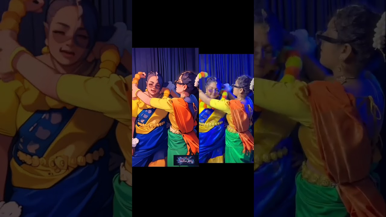 Ai vs Original Golden Sparrow #ai #dance #entertainment #shorts