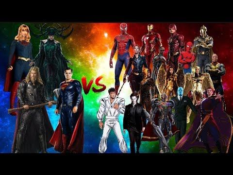 Super girl,Hela, Super man & Thor vs MCU & DCU #marvel #avengers #avengers #thor #editing