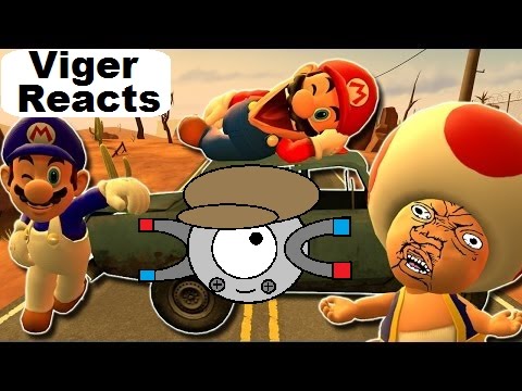 Viger Reacts to SMG4's "Retarded64: Mario's Road Trip"