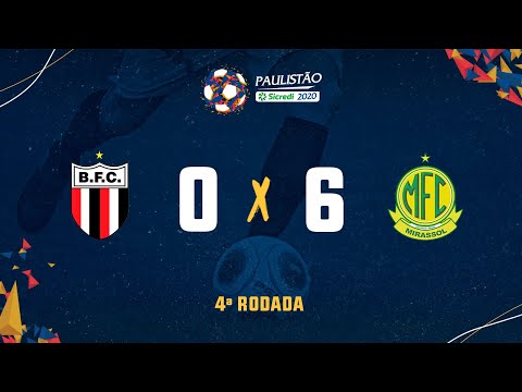 Botafogo 0 x 6 Mirassol- 4ª rodada do Paulistão Sicredi 2020