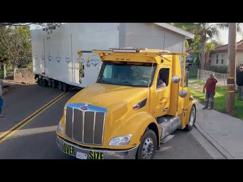 Drone Footage of Prefabricated Home Placement in Chula Vista, CA | Drone Company San Diego