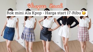 Download lagu Shopee Haul: ROK MINI ALA KPOP, MULAI 17-Ribu aja | wajib punya sis!!! mp3