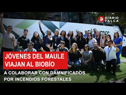 Jóvenes del Maule viajan a colaborar al BioBío con damnificados por incendios forestales. MÁS INFO 👇