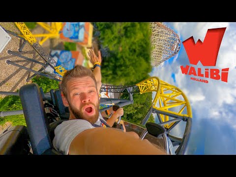 We Rode The BEST ROLLER COASTERS at WALIBI HOLLAND!