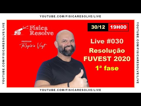Resolução da prova  de física da fuvest 2020 - 1a fase
