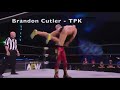 AEW Finisher Brandon Cutler TPK Plus Springboard Elbow Drop