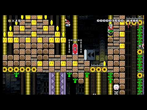 ● Mysteriously Spinning Land ● by joel ~ SUPER MARIO MAKER ~ NO COMMENTARY 1be