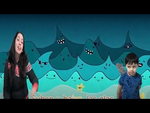 Suben y Bajan las olas, PREESCOLAR, PSICOMOTRICIDAD -ARRIBA ABAJO ADELANTE ATRÁS