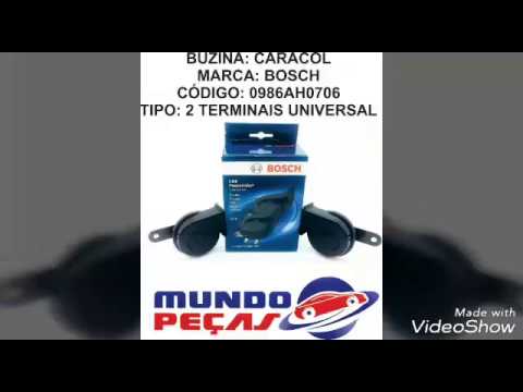 Som da Buzina Tipo Caracol Bosch CR8 Original.